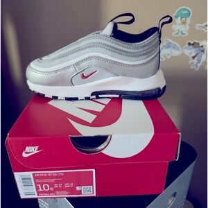 Nike airmax toddler 10c silver